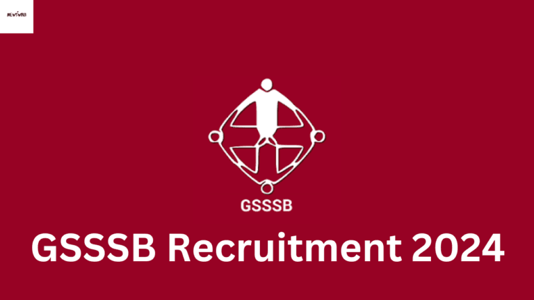 GSSSB Recruitment 2024 application process