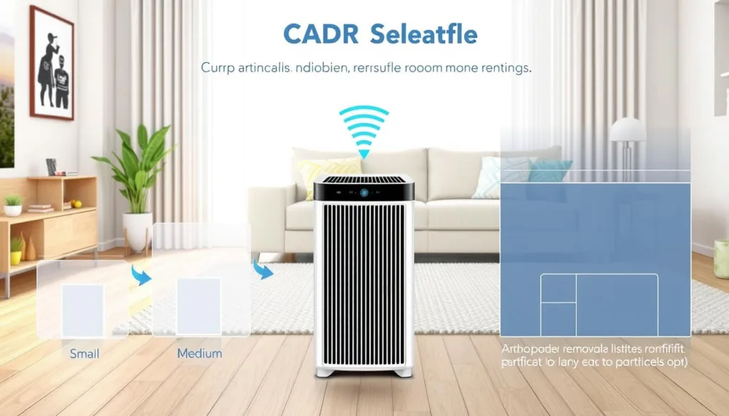CADR ratings and room size CADR ratings and room size